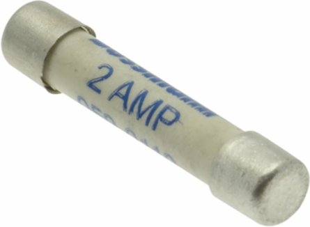 Low Voltage Fuse Link, 2A, 440V, Cylindrical, 1.26 Inch Length, 0.25 Inch Width