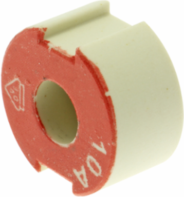 Fuse Accessory D02 10 Amp Non-Indicating 24 MM x 17 MM, Red - Pack of 25