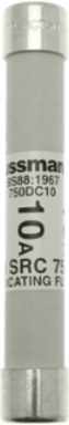 High Speed Traction Fuse 10 A, 250 V DC, 117.85 MM Length