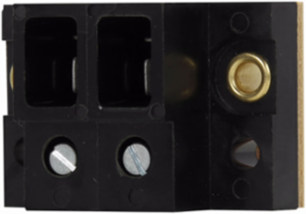 Power Terminal Block, Two-Pole, 2.11 Inch Length, 1.4 Inch Width, 1.38 Inch Height