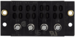 Power Terminal Block, 600V, 70A, 10 kAIC, Four-pole, 0.25 Inch Quick Connect