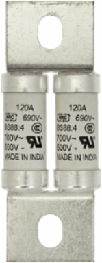 High-Speed British Standard Fuse 120A, 200 kAIC Interrupt Rating, 750 Vdc