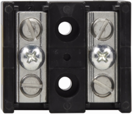 Power Terminal Block 600 Vac/Vdc 115A Two-Pole SCCR 10 kA