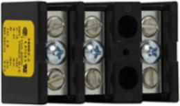 Power Terminal Block 2.38 Inch Wide, 1.25 Inch High, 3-Pole