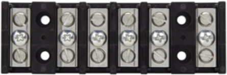 Power Terminal Block 600 Vac/Vdc 115A Six-Pole 4.62 Inch Length