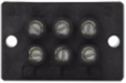 Power Terminal Block 600 Vac/Vdc, 90A, Two-pole, 1.12 Inch Depth, SCCR: 10 kA