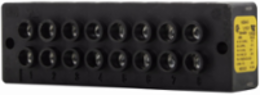 Power Terminal Block, 600 Vac, 600 Vdc, 90A, Eight-Pole, 10 kA SCCR