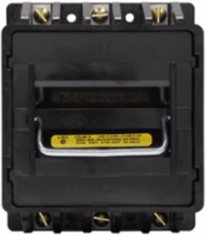 Fused Pullout Switch 600V 0-30A 200 kAIC Three-pole 4.5 Inch x 5.5 Inch x 3.5 Inch