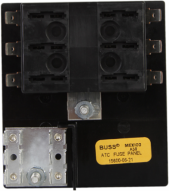 Blade Fuse Panel 30A, 32V, 2.47 Inch Width, 3.37 Inch Length, Thermoplastic