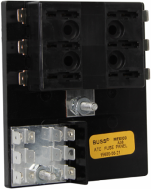 Blade Fuse Panel 30A, 32V, 2.47 Inch Width, 3.37 Inch Length, Thermoplastic