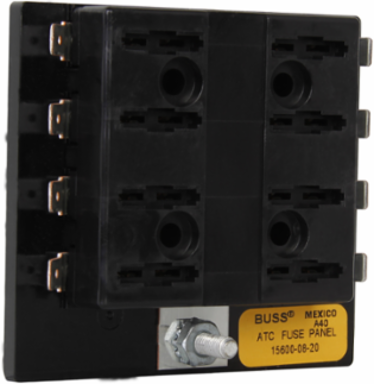 Blade Fuse Panel 3 Inch Width, 30A Amperage, 32V Voltage, Thermoplastic Material