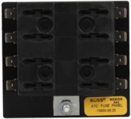 Blade Fuse Panel 3 Inch Width, 30A Amperage, 32V Voltage, Thermoplastic Material