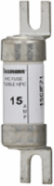 Industrial Fuse 15A, 600V, 0.44 Inch Length, Non Indicating