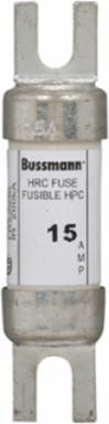 Industrial Fuse 15A, 600V, 0.44 Inch Length, Non Indicating