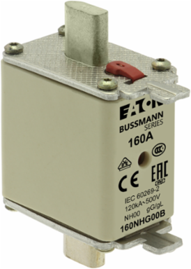 Low Voltage NH Fuse 160A 500V 120KA Breaking Capacity