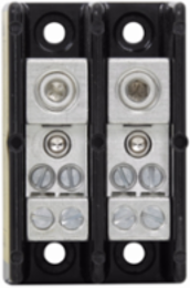 Power Distribution Block, 600 Vac/Vdc, 175A, Two-pole, Molded Thermoplastic
