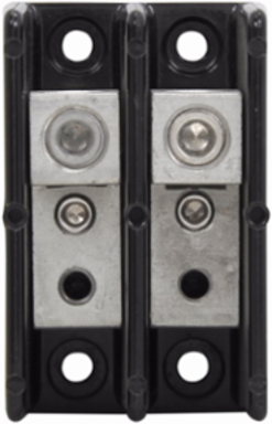 Power Terminal Block, Two-Pole, 1.66 Inch Height, 1.8 Inch Width, 2.85 Inch Depth