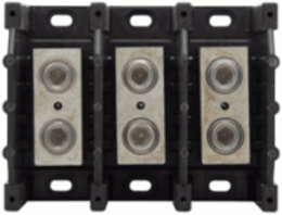 Power Splicer Block, 600 Vac, 310A, 3-Pole, SCCR 10 kA, Black