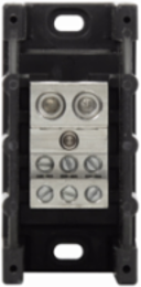 Power Distribution Block, 600 Vac/Vdc, 350A, Single-pole, 3.94 Inch Length