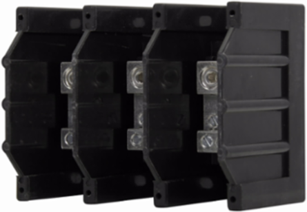 Power Distribution Block, 600 Vac, 600 Vdc, 350A, Three-pole, SCCR: 10 kA