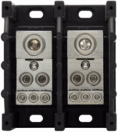 Power Distribution Block 600 Vac/Vdc 310A Single-Pole Black