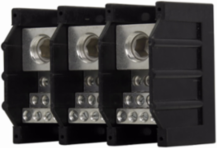 Power Distribution Block 2-Pole 3.75 Inch Height 4.25 Inch Width 6.5 Inch Depth 2.1 LB