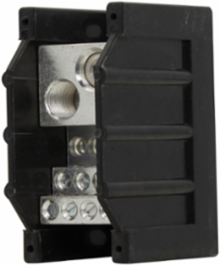 Power Distribution Block 570A, 600 Vac/Vdc, 3.96 Inch Long, Barrier Type