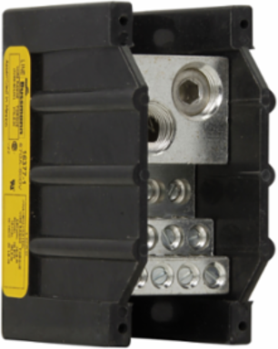 Power Distribution Block 570A, 600 Vac/Vdc, 3.96 Inch Long, Barrier Type