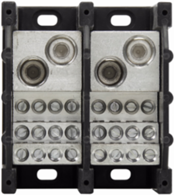 Power Distribution Block 600 Vac 600 Vdc 570A Two-Pole Black