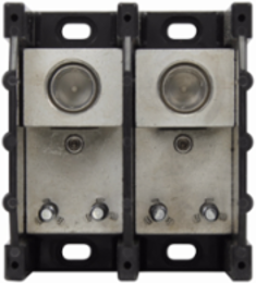 Power Terminal Block Two-Pole 3.98 Inch Length 3.5 Inch Width 3.22 Inch Height