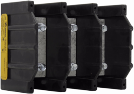 Power Terminal Block, Three-Pole, 3 Inch Height, 5.5 Inch Width, 4 Inch Depth