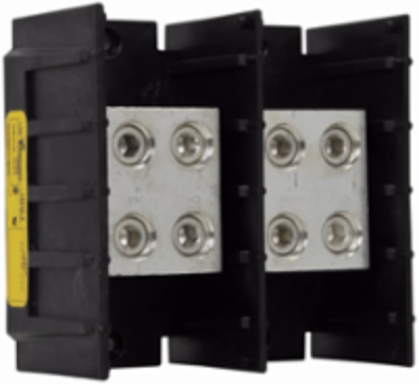 Power Splicer Block 600V AC/DC, 620A, Single-pole, Molded Thermoplastic Base
