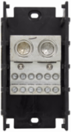 Power Distribution Block, Single-pole, 2.89 Inch Height, 5.43 Inch Depth, 3.6 Inch Width, 1.1 LB