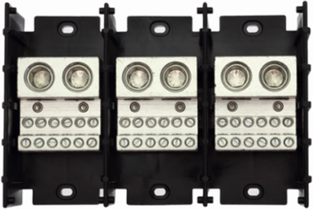 Power Distribution Block, Two-Pole, 8 Inch Width, 5.48 Inch Depth, 2.62 LB Weight