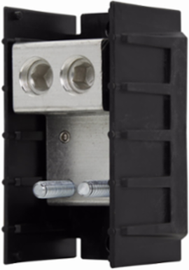 Power Distribution Block, Two-Pole, 4 IN Height, 4.5 IN Width, 6.5 IN Depth