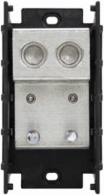 Power Distribution Block, Two-Pole, 4 IN Height, 4.5 IN Width, 6.5 IN Depth
