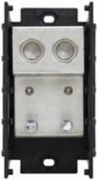 Power Distribution Block, Two-Pole, 4 IN Height, 4.5 IN Width, 6.5 IN Depth