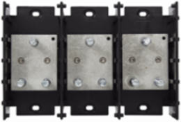 Power Terminal Block, 600 Vac/Vdc, 400A, Two-pole, 3/8 Inch Stud, SCCR: 10 kA
