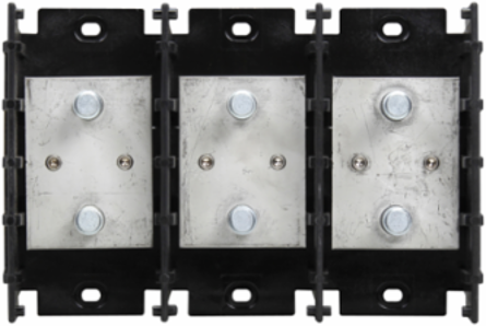 Power Distribution Block, 3-Pole, 5.4 Inch Length, 8 Inch Width, 3.28 LB