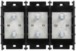 Power Distribution Block, 3-Pole, 5.4 Inch Length, 8 Inch Width, 3.28 LB