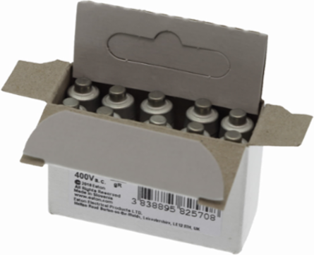 Ultra Rapid Fuse-link, 16 A, AC 400 V, D01, Grit 50 kA, Ceramic Body