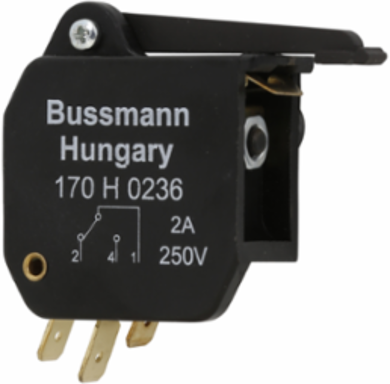 High Speed Microswitch 5A 700V, 57mm Length, 1NO/1NC Contacts, Fuse Indicator