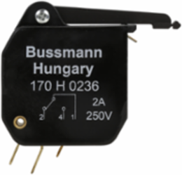 High Speed Microswitch 5A 700V, 57mm Length, 1NO/1NC Contacts, Fuse Indicator