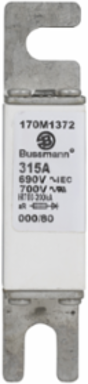 High Speed Square Body Fuse 315A 690V AC 100 MM Length