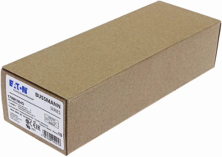 Eaton Bussmann series high speed square body fuse, 50A, 200 kAIC, Combination fuse status indicator, Fuse, Din 43-620 blade end X Din 43-620 blade end, Class gR