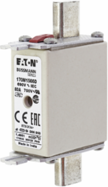 High Speed Square Body Fuse 80A 690V Class aR