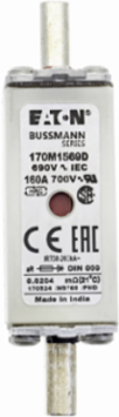 High Speed Square Body Fuse 690V 160A 200 kAIC Class aR