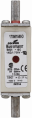 High Speed Square Body Fuse 690V 160A 200 kAIC Class aR