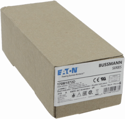 High Speed Fuse 690V, 315A, 200 kAIC, Square Body, Combination Indicator