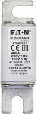 High Speed Square Body Fuse 700V 400A 200 kAIC Class aR